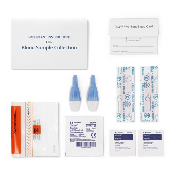 kit contents dry blood generic
